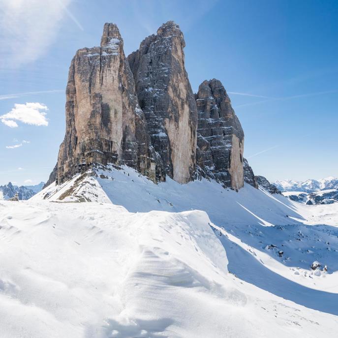 Le Tre Cime in inverno